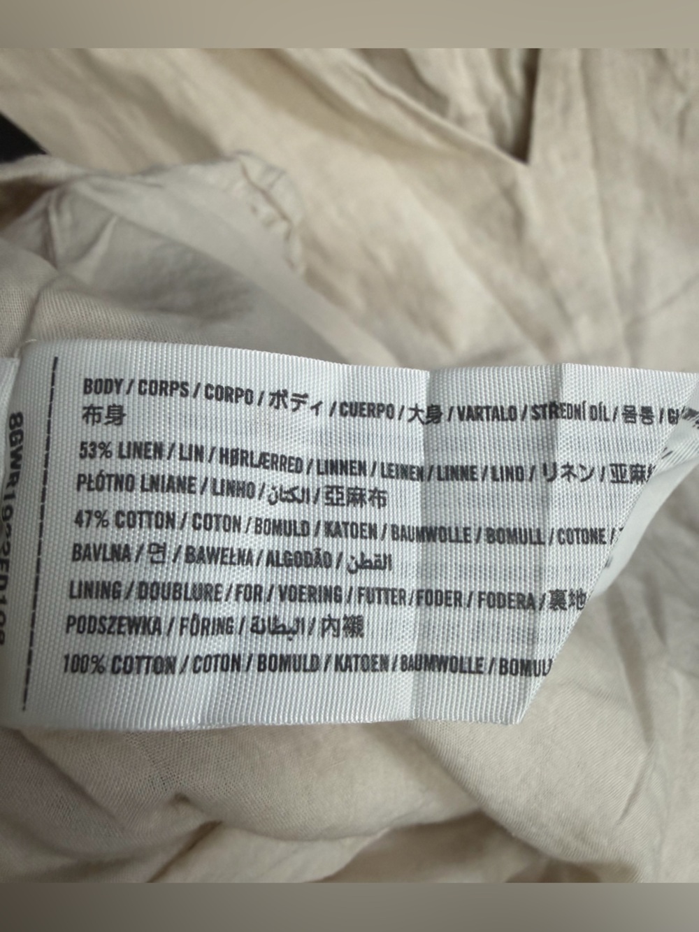 Abercrombie & Fitch Pleated Linen Mini Dress | XL - Picture 8 of 9
